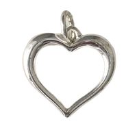 Large Silver Heart Pendant