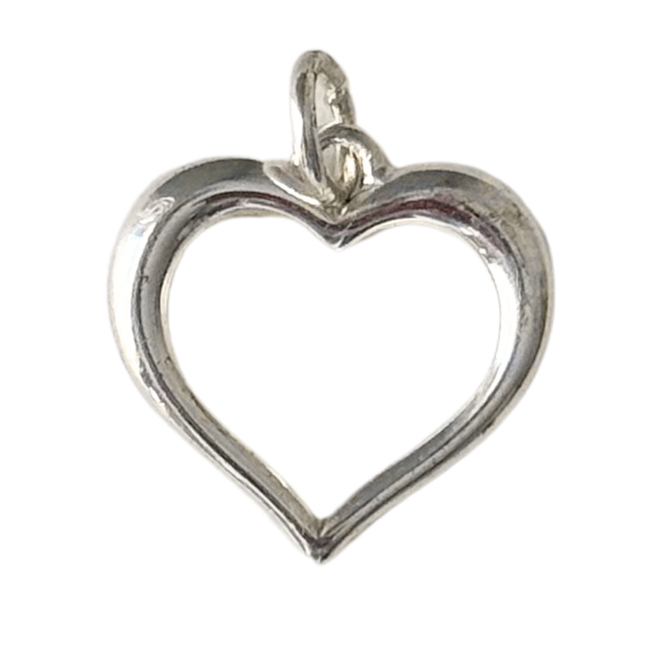 Large Silver Heart Pendant