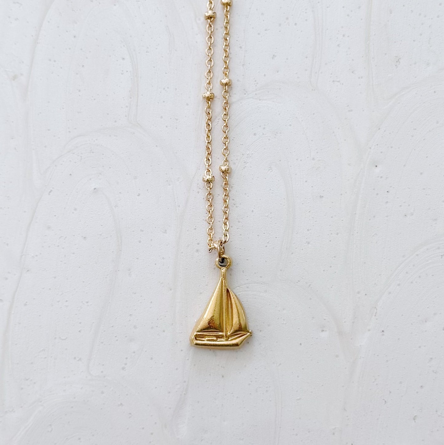 Sconset Sailboat Necklace