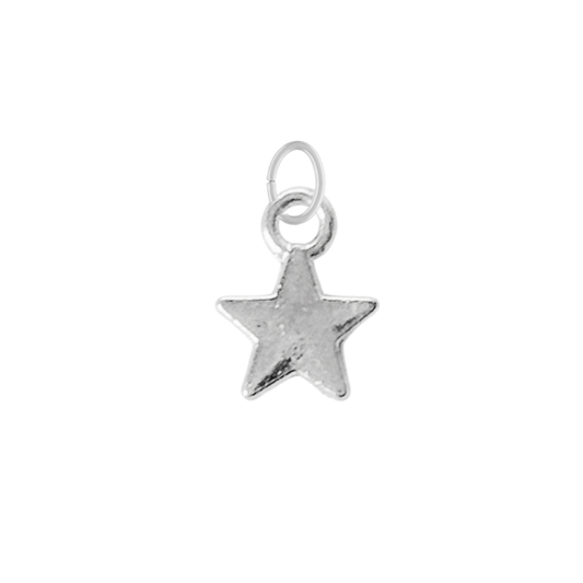 Tiny Silver Star Charm