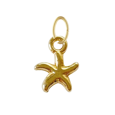 Dainty Gold Starfish Charm