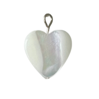 Small Shell Heart Pendant