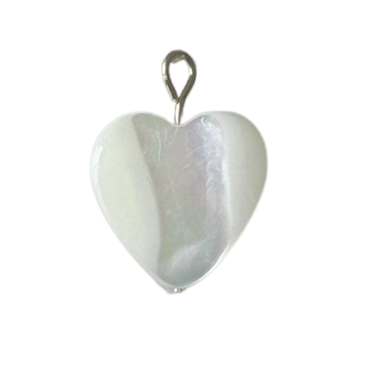 Small Shell Heart Pendant