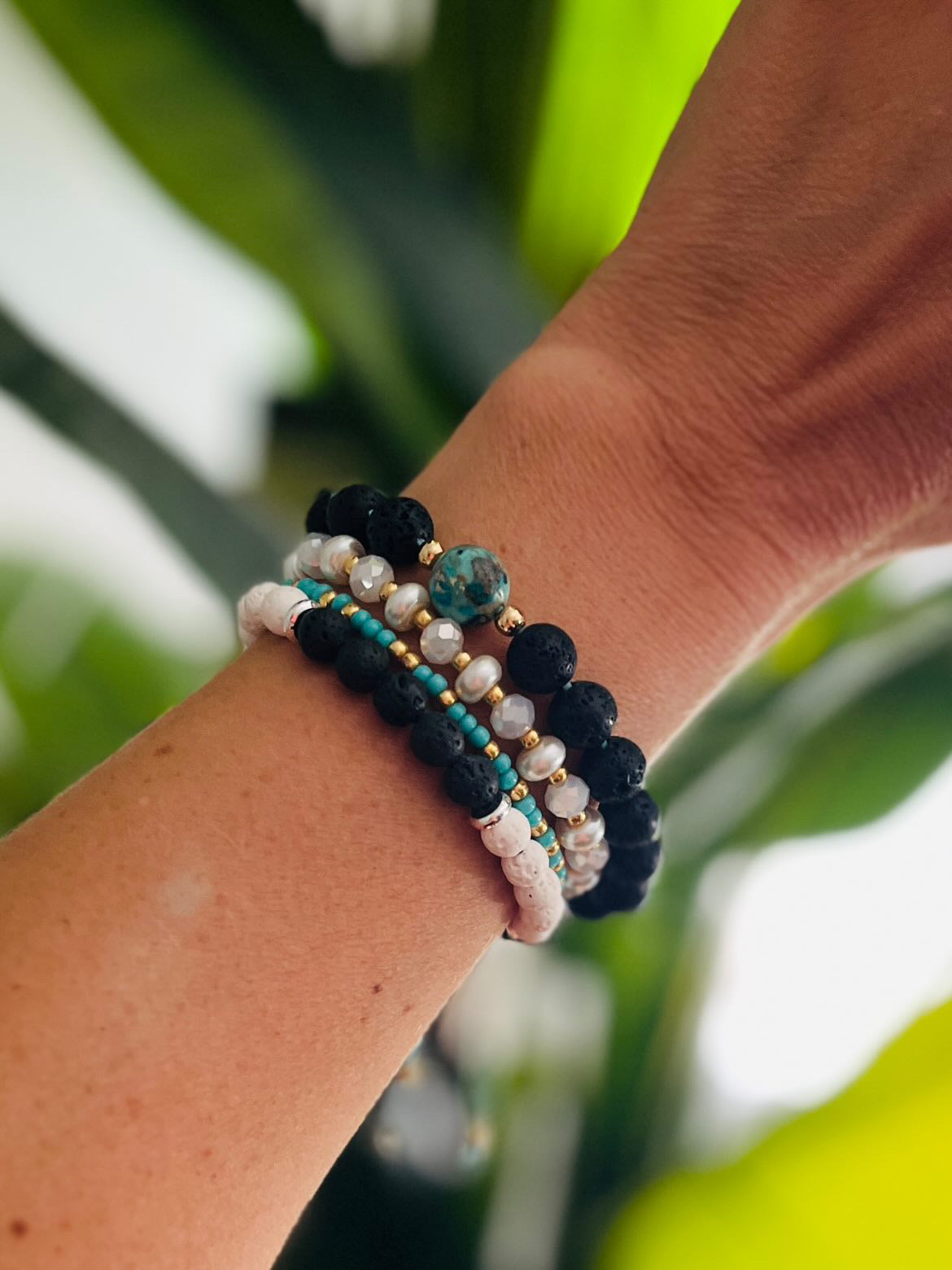 Wanderlust beaded bracelet