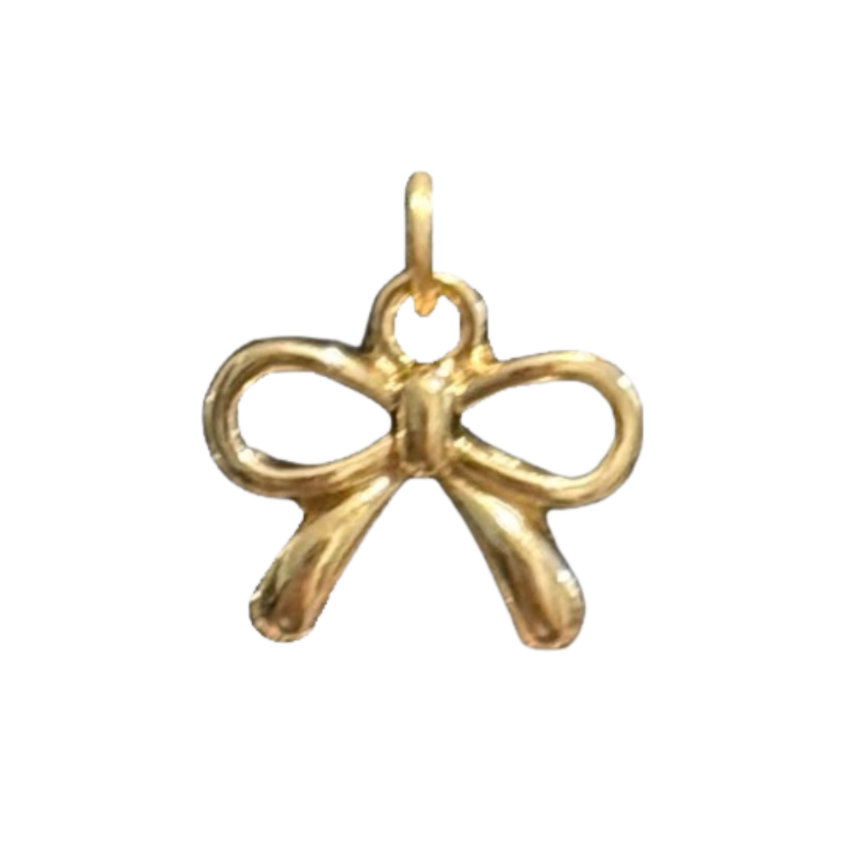 Gold Bow Charm