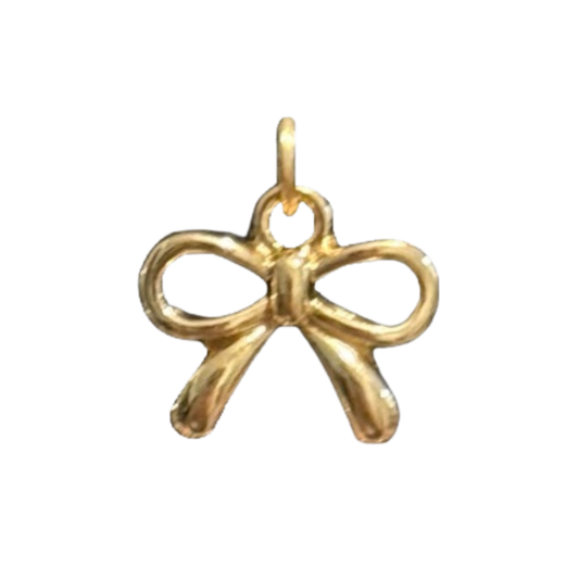 Gold Bow Charm