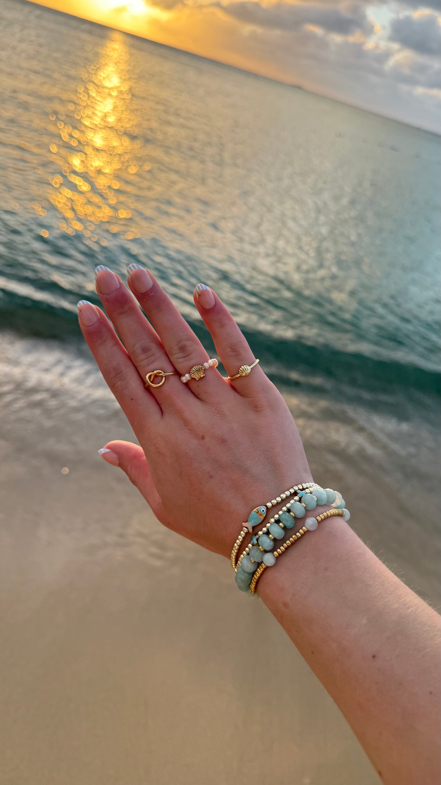 Pearl Seashell Ring