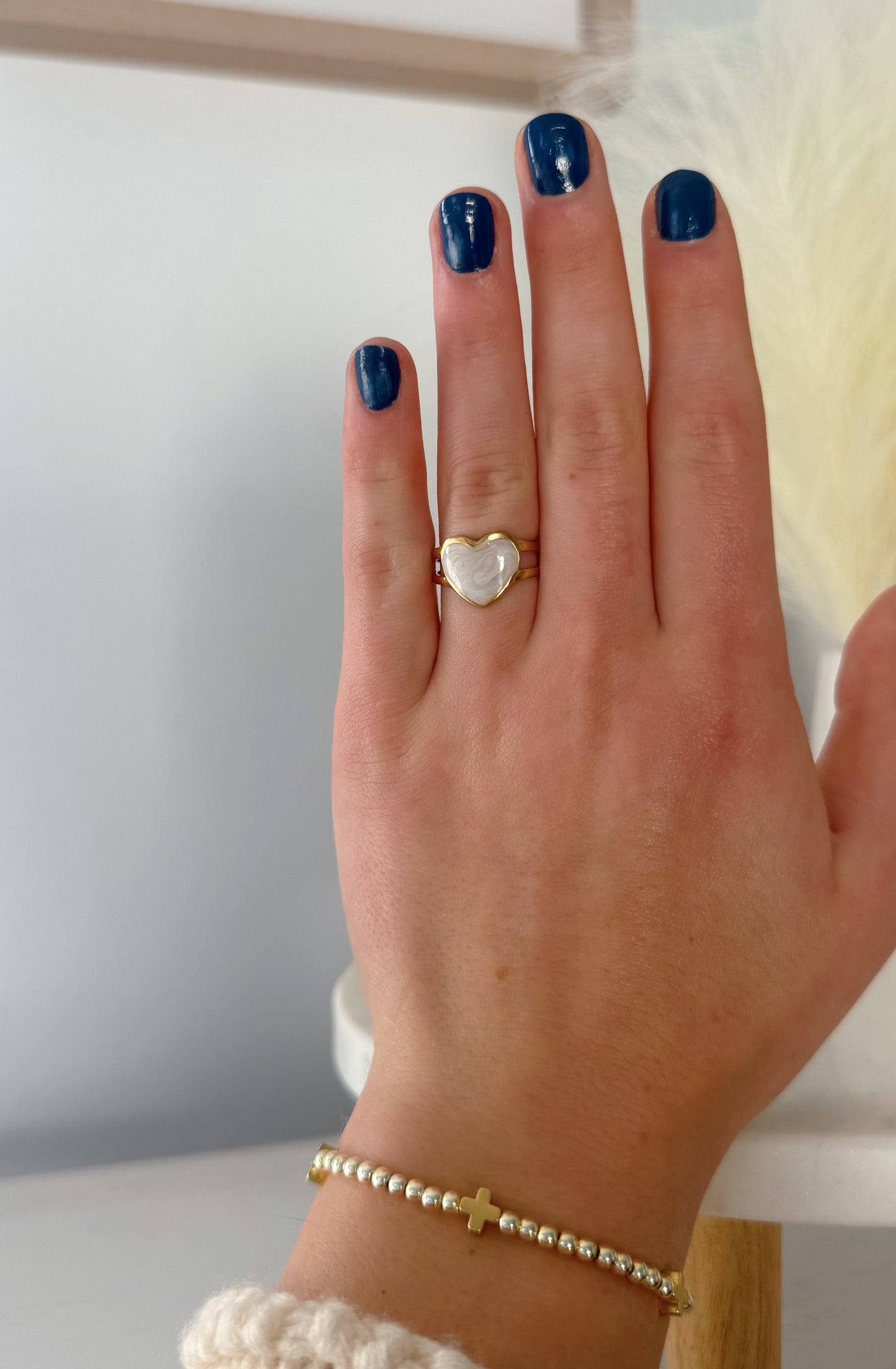 Lover Girl Gold Heart Ring