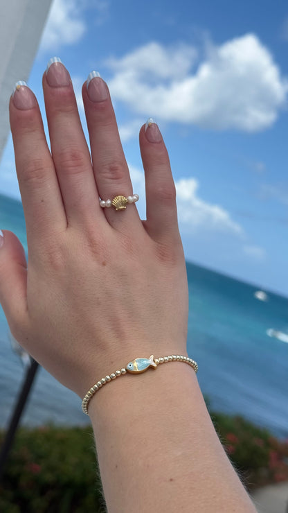 Madaket Tides Beaded Fish Bracelet