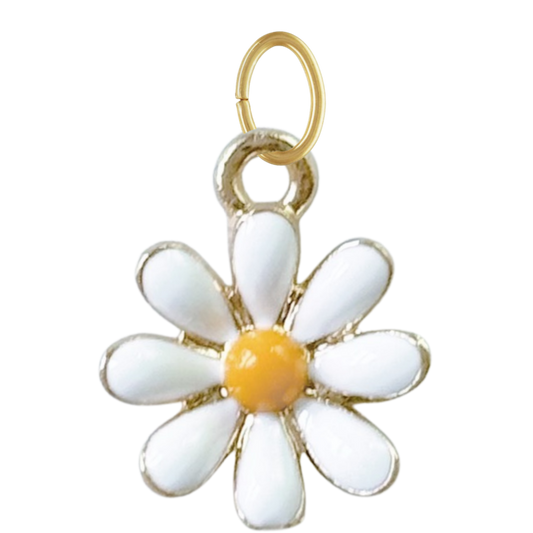 White Daisy Charm