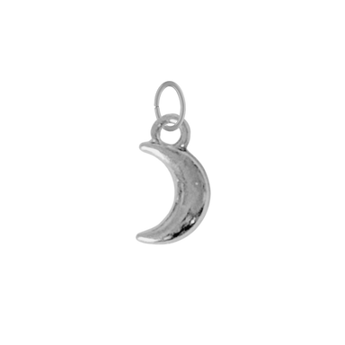 Tiny Silver Moon Charm