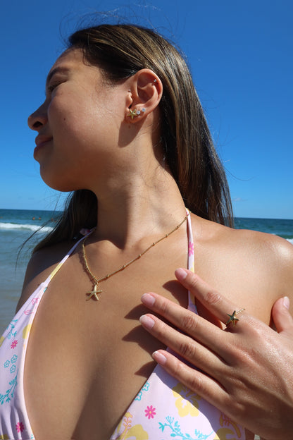 Dainty Starfish Ring
