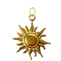 Gold Sun Charm