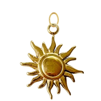 Gold Sun Charm