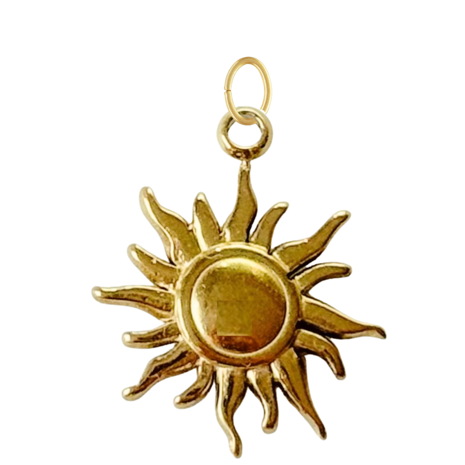 Gold Sun Charm