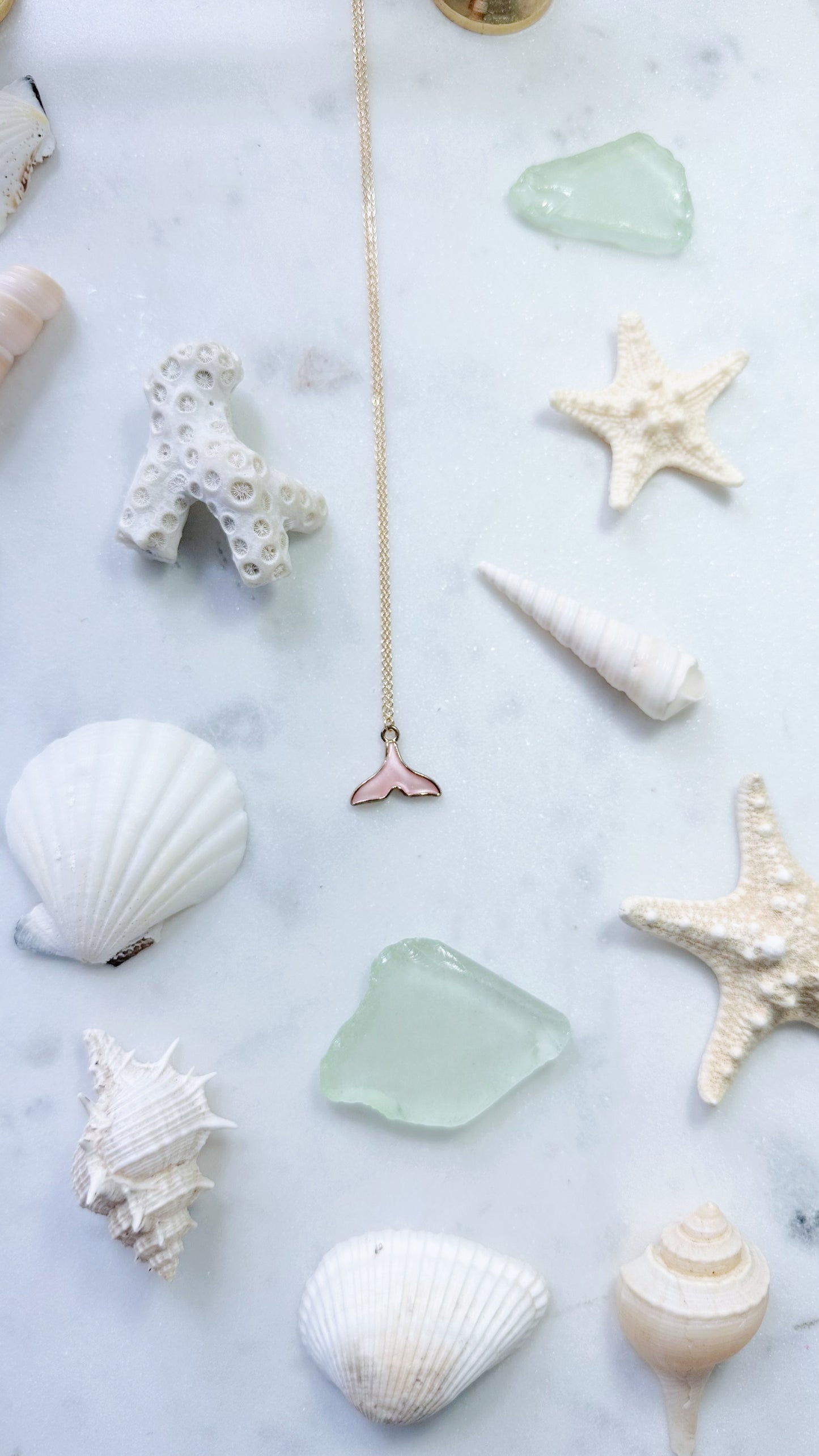 Mermaid tail necklace