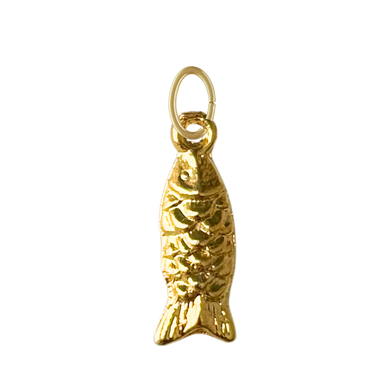 Small Gold Koi Fish Charm