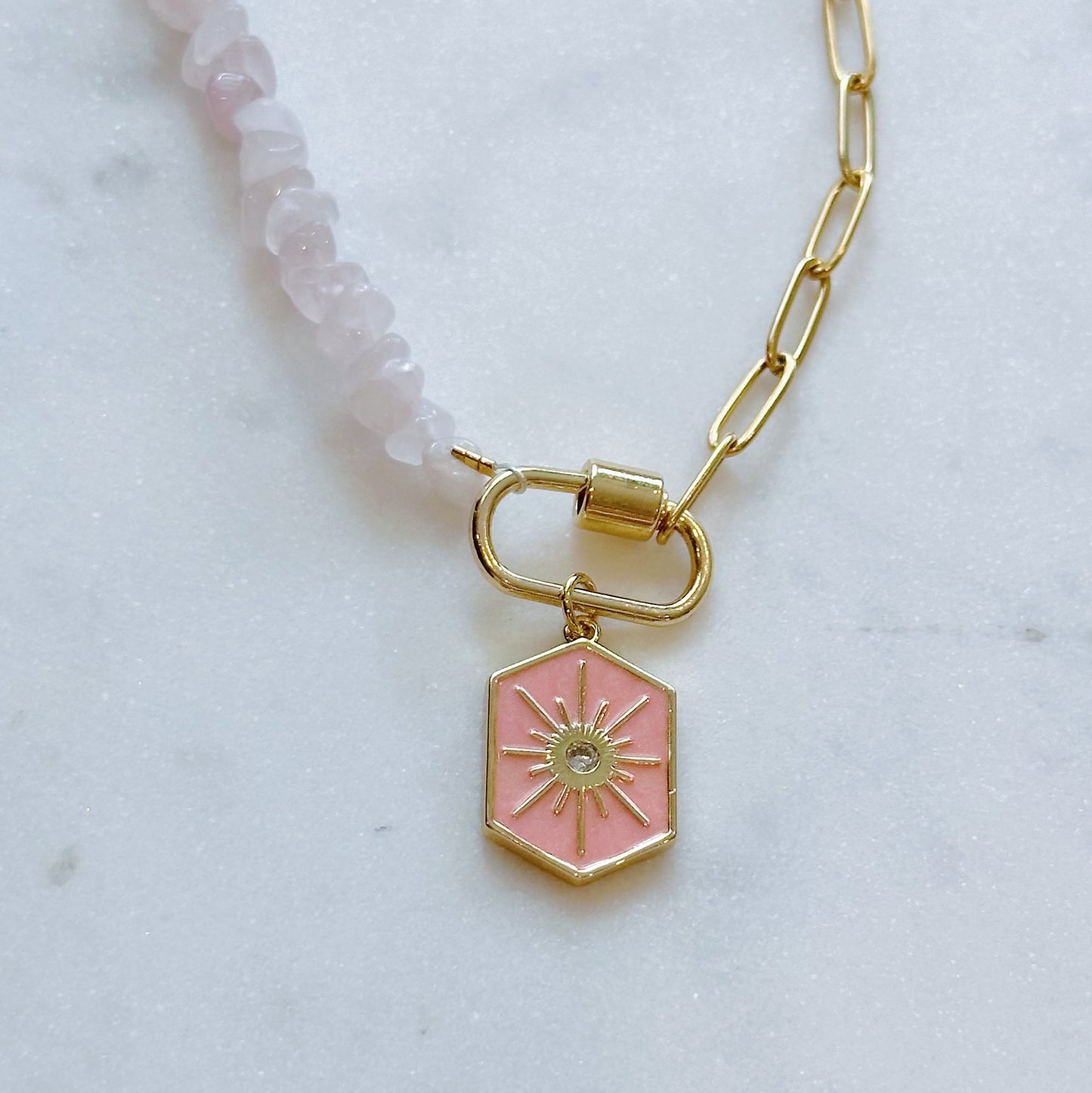 Pink Horizons necklace