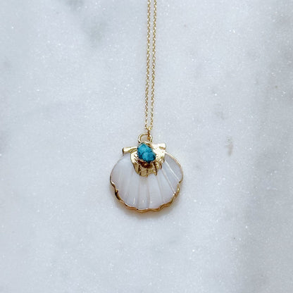 Mermaid era seashell necklace