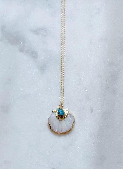 Mermaid era seashell necklace