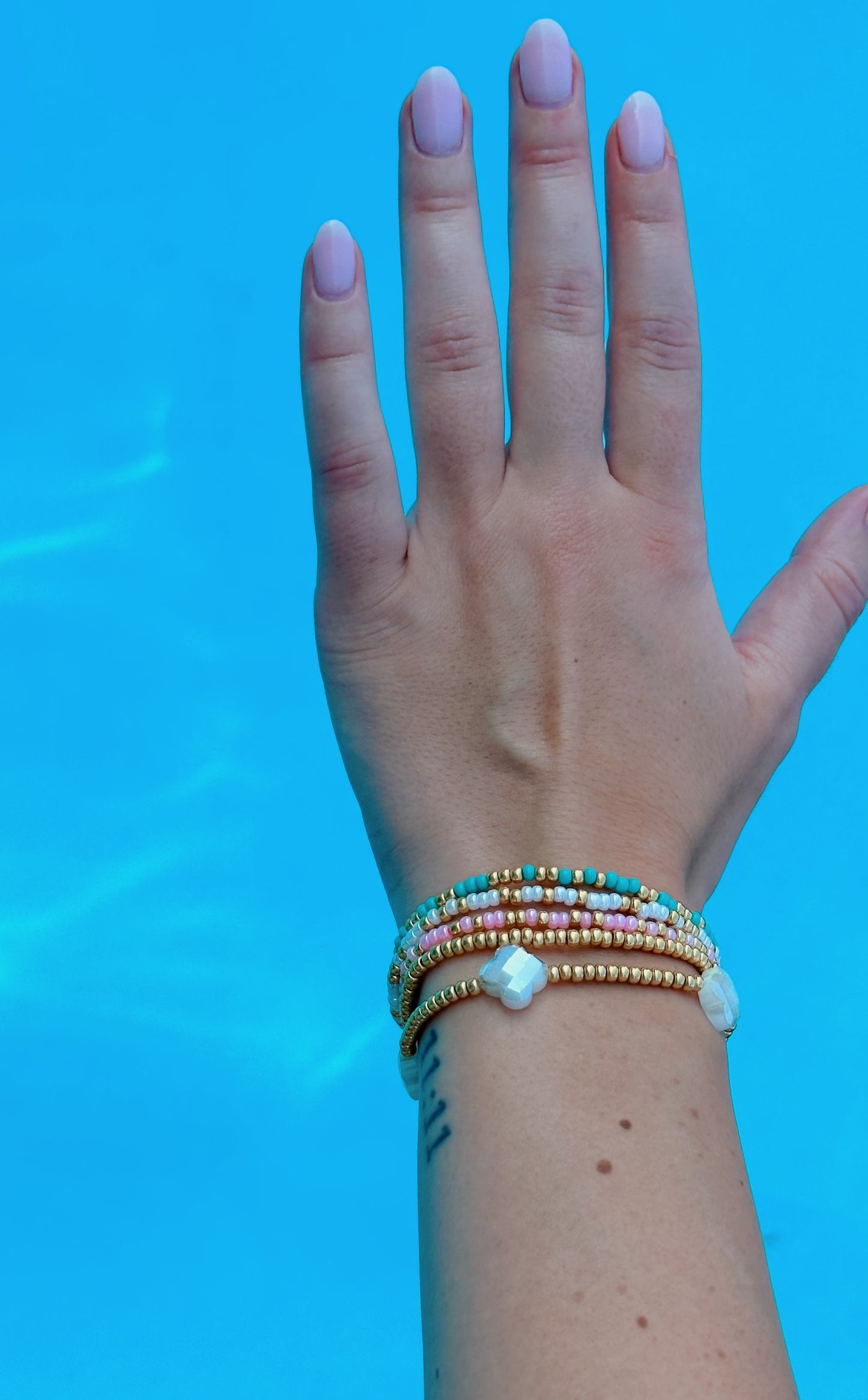 Wanderlust beaded bracelet