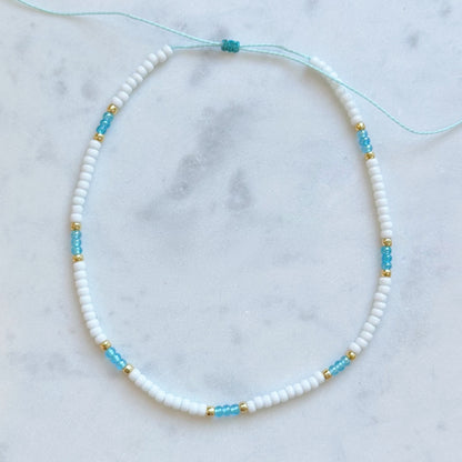 Bahamas beaded adjustable necklace