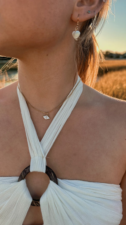 Turkish evil eye necklace