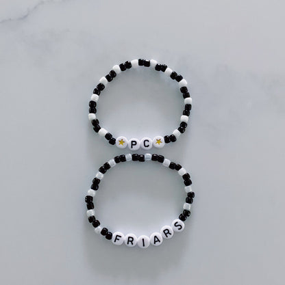 Providence College beaded bracelets