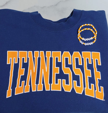 U of Tennessee beaded bracelets