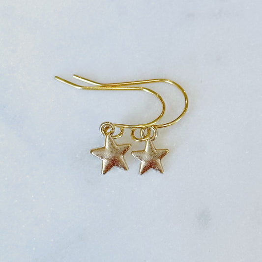 Dainty star earrings